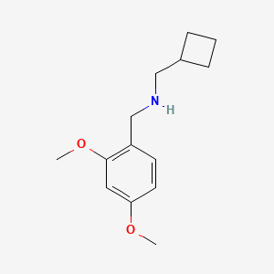 molecular formula C14H21NO2 B1462494 (Cyclobutylmethyl)[(2,4-dimethoxyphenyl)methyl]amine CAS No. 1096278-17-9