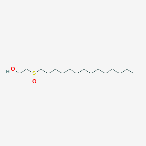 2-(Tetradecane-1-sulfinyl)ethan-1-ol