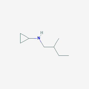 molecular formula C8H17N B1462501 N-(2-methylbutyl)cyclopropanamine CAS No. 1038310-70-1