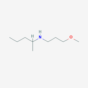 molecular formula C9H21NO B1462502 (3-Methoxypropyl)(pentan-2-yl)amine CAS No. 1038238-14-0