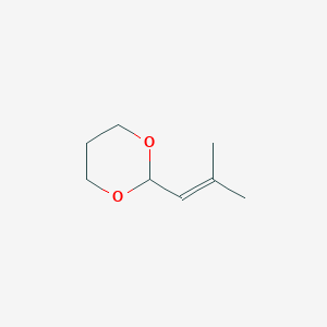 1,3-Dioxane, 2-(2-methyl-1-propenyl)-