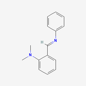 N,N-Dimethyl-2-[(E)-(phenylimino)methyl]aniline