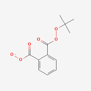 B14625180 {2-[(tert-Butylperoxy)carbonyl]phenyl}(oxo)methaneperoxolate CAS No. 55990-47-1