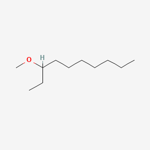 molecular formula C11H24O B14625194 Decane, 3-methoxy- CAS No. 55955-64-1