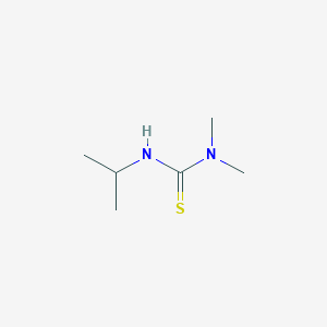 molecular formula C6H14N2S B1462520 3,3-Dimethyl-1-(propan-2-yl)thiourea CAS No. 36600-03-0