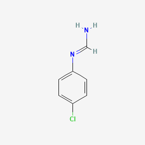 N'-(4-chlorophenyl)methanimidamide