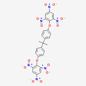 1,1'-(Propane-2,2-diyl)bis[4-(2,4,6-trinitrophenoxy)benzene]