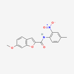 6-Methoxy-N-(4-methyl-2-nitrophenyl)-1-benzofuran-2-carboxamide