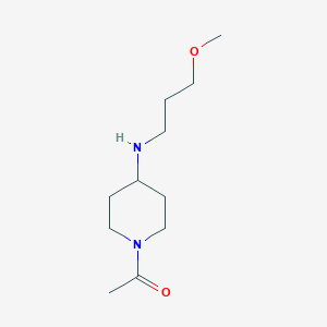 1-{4-[(3-Methoxypropyl)amino]piperidin-1-yl}ethan-1-one