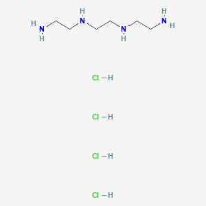 molecular formula C6H22Cl4N4 B146255 三亚乙基四胺四盐酸盐 CAS No. 4961-40-4