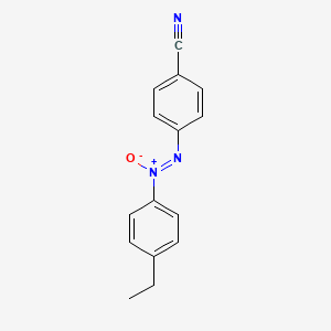 4-[(Z)-(4-Ethylphenyl)-ONN-azoxy]benzonitrile