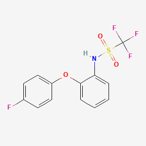 1,1,1-Trifluoro-N-[2-(4-fluorophenoxy)phenyl]methanesulfonamide