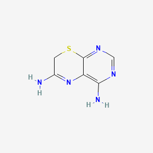 7H-Pyrimido(4,5-b)(1,4)thiazine, 4,6-diamino-