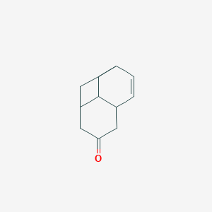 molecular formula C11H14O B14625784 2,7-Methanonaphthalen-3(2H)-one, 1,4,4a,7,8,8a-hexahydro- CAS No. 55092-07-4