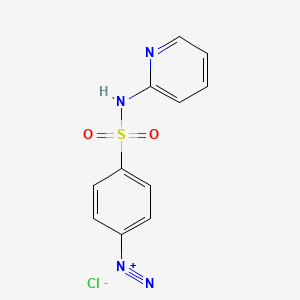 4-[(Pyridin-2-yl)sulfamoyl]benzene-1-diazonium chloride