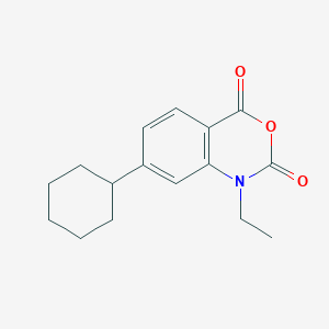 7-Cyclohexyl-1-ethyl-2H-3,1-benzoxazine-2,4(1H)-dione