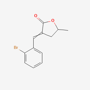 3-[(2-Bromophenyl)methylidene]-5-methyloxolan-2-one