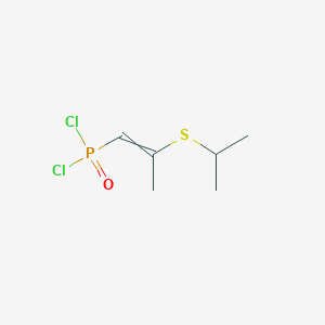 {2-[(Propan-2-yl)sulfanyl]prop-1-en-1-yl}phosphonic dichloride