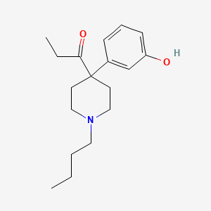 1-[1-Butyl-4-(3-hydroxyphenyl)piperidin-4-yl]propan-1-one