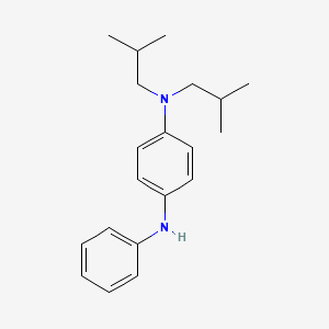 N~1~,N~1~-Bis(2-methylpropyl)-N~4~-phenylbenzene-1,4-diamine