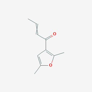 1-(2,5-Dimethylfuran-3-yl)but-2-en-1-one