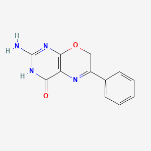 2-Amino-6-phenyl-3,7-dihydropyrimido[4,5-b][1,4]oxazin-4-one