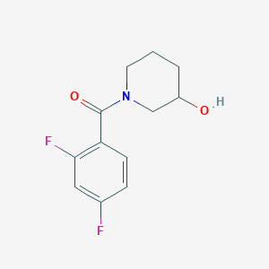 molecular formula C12H13F2NO2 B1462601 1-(2,4-二氟苯甲酰)哌啶-3-醇 CAS No. 1156926-53-2