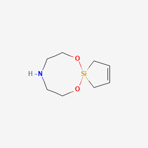 molecular formula C8H15NO2Si B14626017 6,12-Dioxa-9-aza-5-silaspiro[4.7]dodec-2-ene CAS No. 58623-68-0