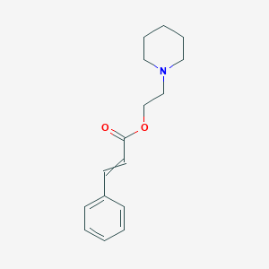 2-(Piperidin-1-yl)ethyl 3-phenylprop-2-enoate