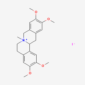 6H-Dibenzo(a,g)quinolizinium, 5,8,13,13a-tetrahydro-7-methyl-2,3,10,11-tetramethoxy-, iodide, (+-)-