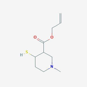 Prop-2-en-1-yl 1-methyl-4-sulfanylpiperidine-3-carboxylate