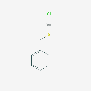 (Benzylsulfanyl)(chloro)dimethylstannane