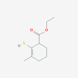 Ethyl 3-methyl-2-sulfanylcyclohex-2-ene-1-carboxylate