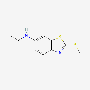 N-Ethyl-2-(methylsulfanyl)-1,3-benzothiazol-6-amine