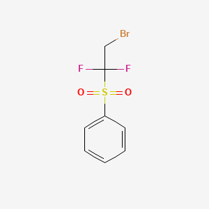 (2-Bromo-1,1-difluoroethanesulfonyl)benzene