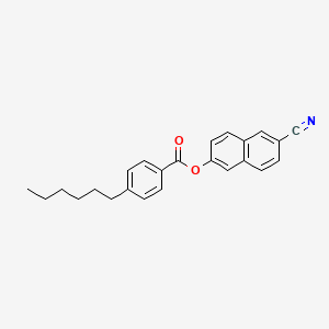 (6-cyanonaphthalen-2-yl) 4-hexylbenzoate