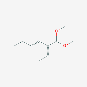 3-(Dimethoxymethyl)hepta-2,4-diene