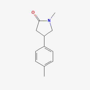 1-Methyl-4-(4-methylphenyl)pyrrolidin-2-one