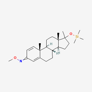 N-Methoxy-17-methyl-17-[(trimethylsilyl)oxy]androsta-1,4-dien-3-imine