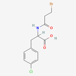 N-(3-Bromo-1-oxopropyl)-4-chloro-DL-phenylalanine