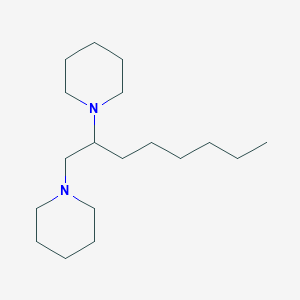 1-(1-Piperidin-1-yloctan-2-yl)piperidine