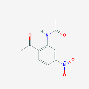 N-(2-acetyl-5-nitrophenyl)acetamide