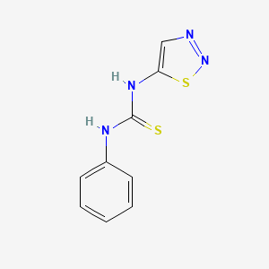 N-Phenyl-N'-1,2,3-thiadiazol-5-ylthiourea