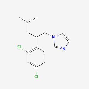 1H-Imidazole, 1-[2-(2,4-dichlorophenyl)-4-methylpentyl]-