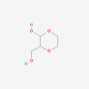 3-(Hydroxymethyl)-1,4-dioxan-2-ol