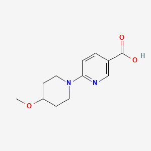 B1462664 6-(4-Methoxypiperidin-1-yl)nicotinic acid CAS No. 1096840-28-6