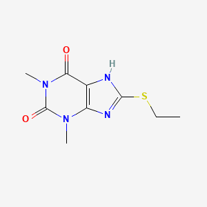 8-(Ethylsulfanyl)-1,3-dimethyl-3,7-dihydro-1h-purine-2,6-dione