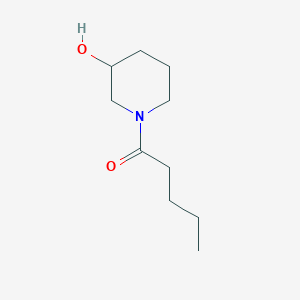 B1462665 1-(3-Hydroxypiperidin-1-yl)pentan-1-one CAS No. 1154909-71-3