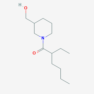 molecular formula C14H27NO2 B1462666 2-乙基-1-[3-(羟甲基)哌啶-1-基]己烷-1-酮 CAS No. 1156805-52-5