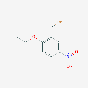 B1462667 2-Bromomethyl-1-ethoxy-4-nitrobenzene CAS No. 1154946-69-6